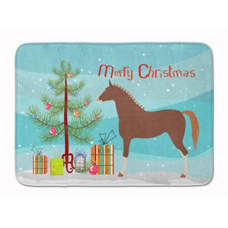 Carolines Treasures Hannoverian Horse Christmas Machine Washable Memory Foam Mat BB9276RUG